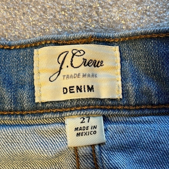 J. Crew Midrise denim short cuffed stretch 27 - Picture 10 of 12